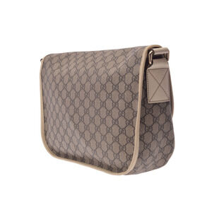 Gucci leather messenger Tan bag Beige GG